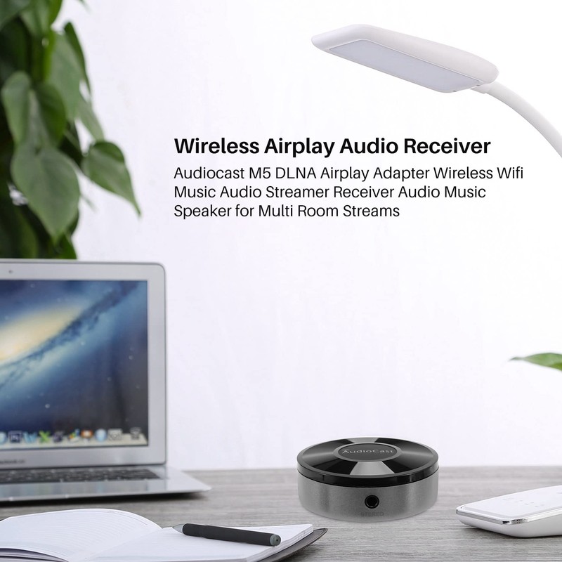 Daiilg Audiocast M5 DLNA Airplay Adapter Wireless WiFi Music Audio