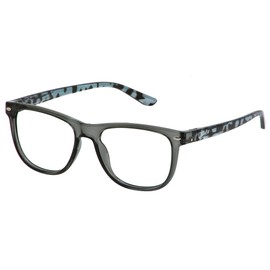 BUNNY EYEZ Readers - KEITH - Reading Glasses with a Tiltable & Flippable Frame - Chic & Modern Design - Diopter Strength of +1.50 to +3.00 - Grey/Navy Tortoise, 1.00