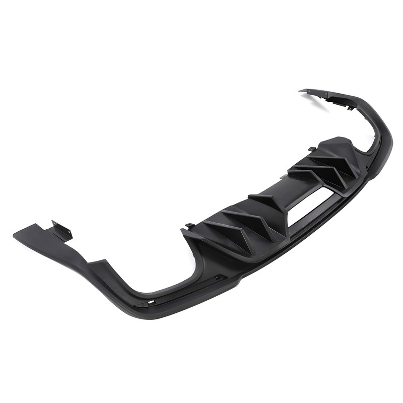 HECASA Rear Diffuser Compatible with 2018-2022 Ford Mustang Bumper Lip