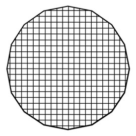32in (80cm) Eggcrate Grid for Pro Studio Solutions EZ-Pro Beauty Dish and Softbox Combo - 50 Degree Grid (2x2x1.5 Openings)