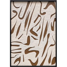 BrightA Wood carvings Works of art made of wood Works of art of wood Geometric Wall Art for Office Modern Wall Art Rustic Wall Decor for Living Room 27.5" x 39.3"