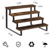 YINMIT Wooden Perfume Organizer, Tiered Cologne Organizer for Men, Black