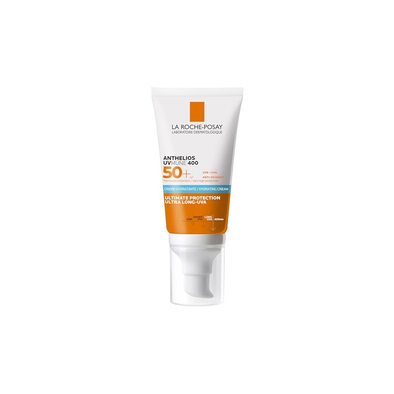 La Roche-Posay Anthelios UVMune 400 Hydrating Cream SPF50+ for Face,