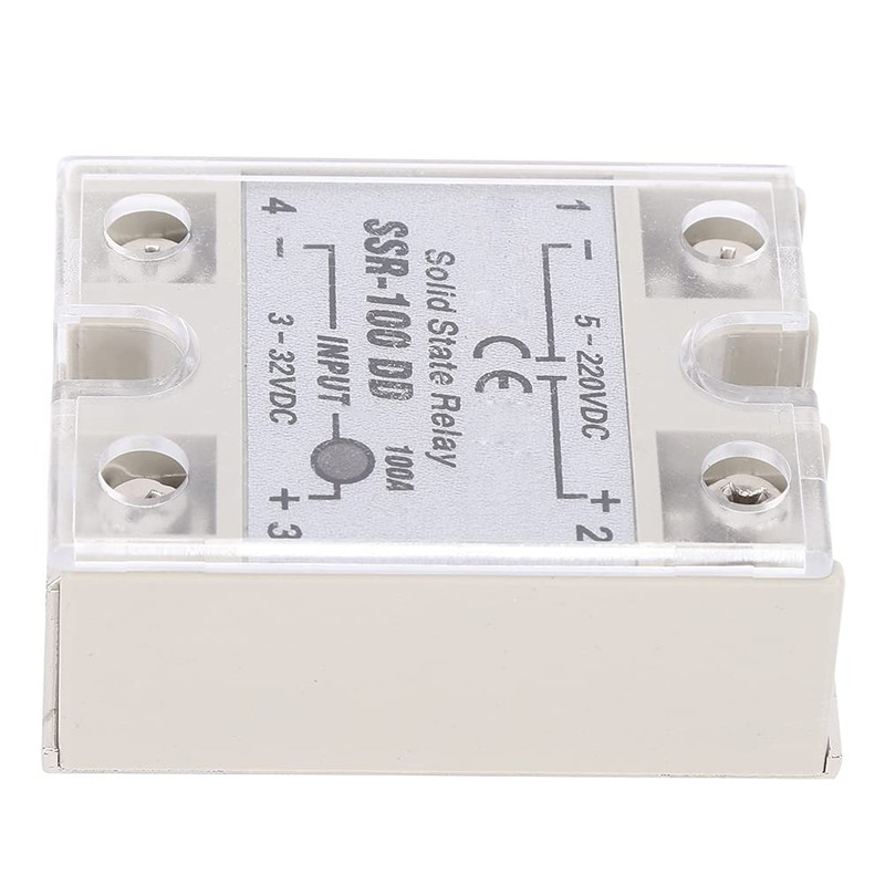 SSR-100, DC-DC Solid State Relay 5-220V DC with Non- Switch,