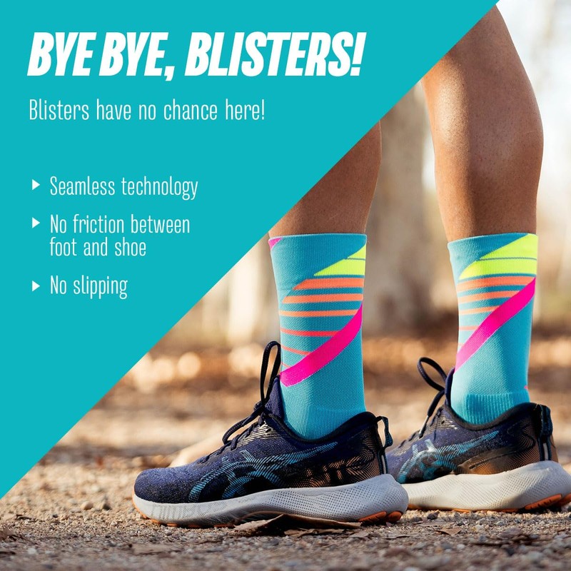 INCYLENCE Running Socks for Men and Women with Light Compression