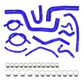 CROSSDESIGN Blue Silicone Radiator Hose Kit Compatible with Honda/Acura Integra DC4 DB7 RS LS GS SE with B18B1 Engine 1994-2001