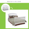 Full-Size Conversion Kit Bed Rails Compatible with Bentley Convertible Crib
