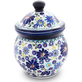 Bunzlauer keramik DU126 1.0 Litre Storage Container for Food Storage Diameter 12.1 cm, Height 16 cm