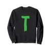 Creative Bold Green Letter T - Design Alphabet - Marker