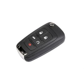 GM Genuine Parts 13586490 Door Lock and Ignition Lock Uncoded Folding Key with Remote Control Door Lock Transmitter