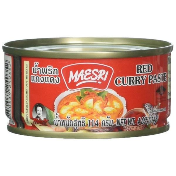 Maesri Thai red curry - 4 oz x 2 cans