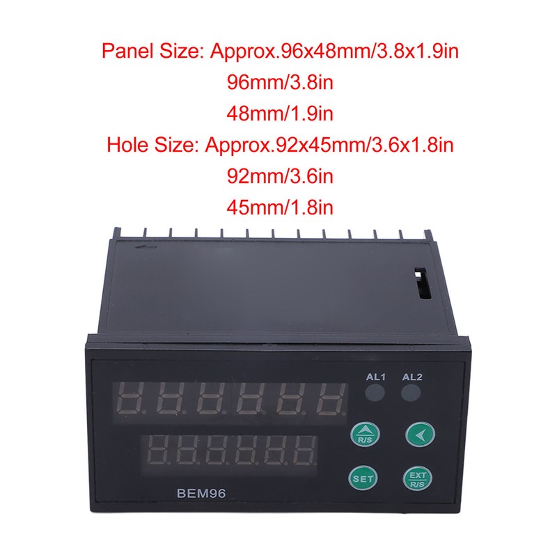 Digital Timer Counter 6 Digit Digital Display Counting Timing Multifunctional