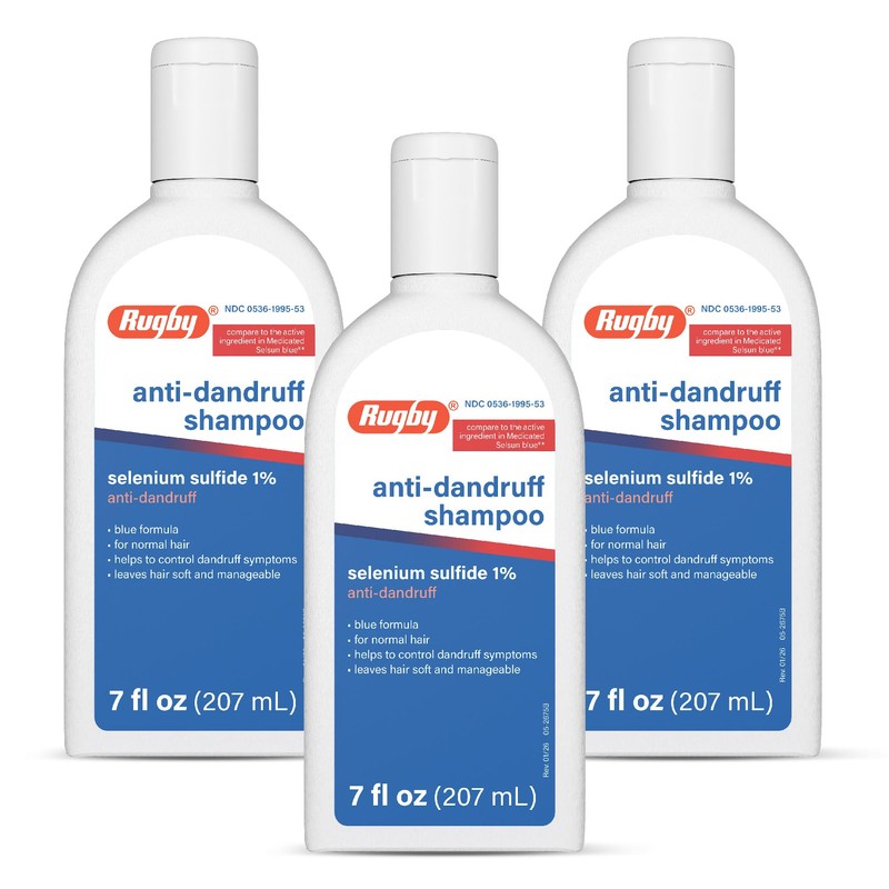 Rugby Selenium Sulfide Anti-Dandruff Shampoo 7 oz by Rugby