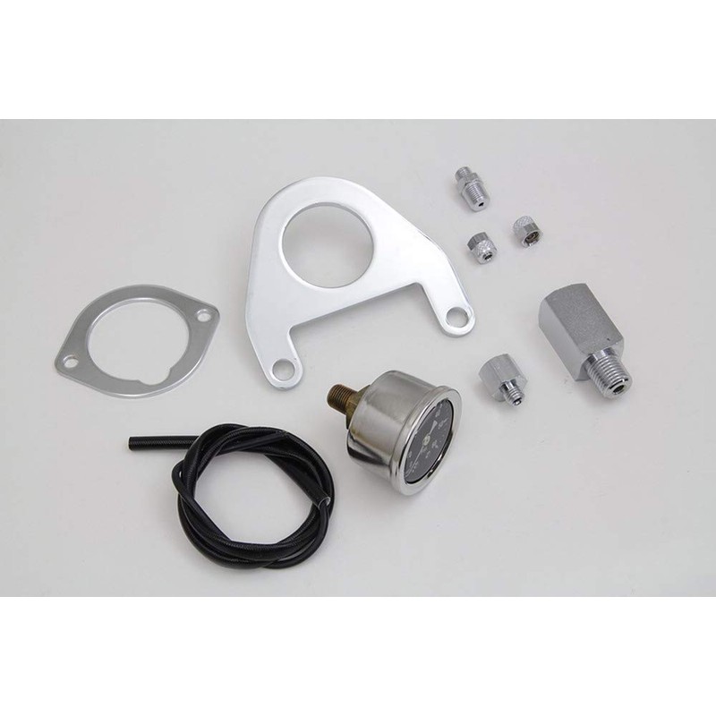 V-Factor Twin Cam Oil Pressure Gauge Kit for Harley-Davidson Twin