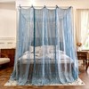 AIKASY Bed Canopy Mosquito Net for 4 Corner Post Beds,