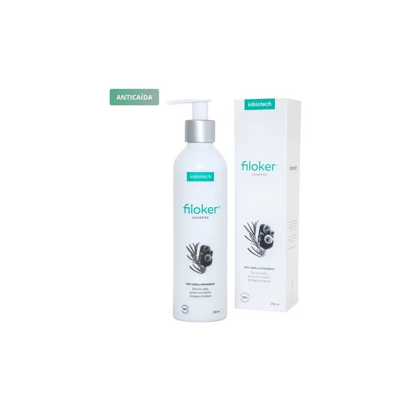 Inbiotech Filoker Shampoo 250ml Anticaída Protege Fortalece