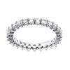 925 Sterling Silver 1.50CT simulated Diamond Full Eternity Ring size