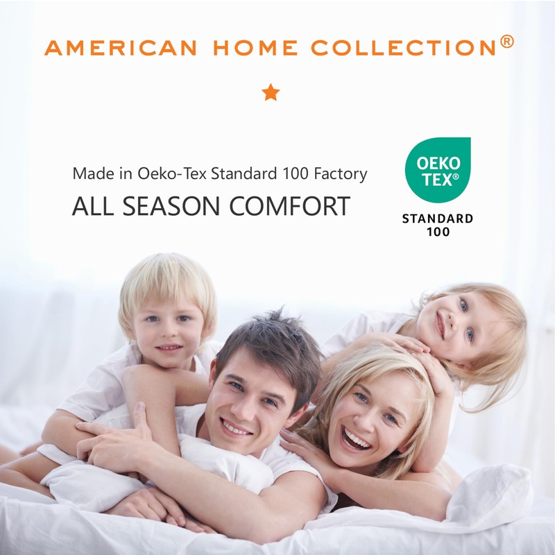 American Home Collection Bed-in-a-Bag 5 Pieces Twin Comforter Set with