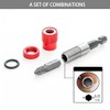 Saipor 2pcs Adjustable Screw Depth Screwdriver Bit Holder Magnetic Steel