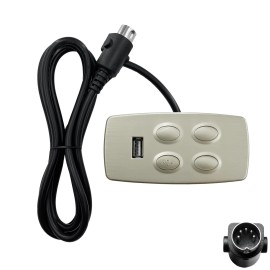 Kaidi KDH136-001 Power Recliner 4 Button 5 Pin Switch Hand Control with USB Port