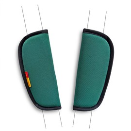 SeedFuture Baby Stroller Seatbelt Covers 2 Piece, Universal Soft Seat Strap Cushion Pads for Newborn Kids Infants, Pram Shoulder Belt Pads, Green