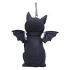 Nemesis Now Cult Cuties Malpuss Hanging Ornament, Black, 9.2cm