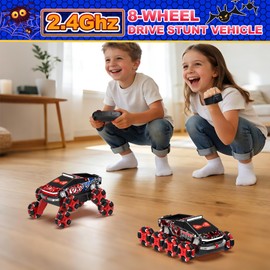 8WD Gesture Sensing RC Stunt Car Toys for Boys, Spider Remote Control Car