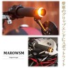 Marosam Motorcycle Bling Handle Grip Bar End Turn Signals Waterproof