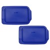 Pyrex 233-PC 3qt Lagoon Blue Replacement Food Storage Lids -
