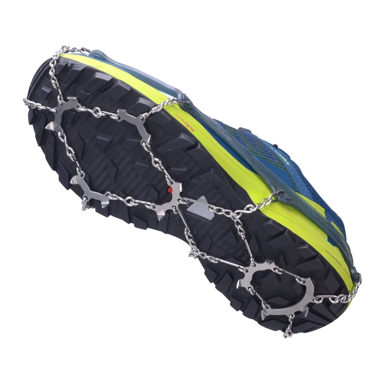 Snowline Chainsen Trail Shoe Chains, silver, s