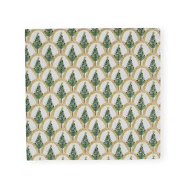 Deco Christmas Gold Cocktail Napkins - 20 Per Package