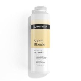 John Frieda Sheer Blonde Brightening Shampoo 500ml. Highlighted Hair Care for Soft Shine and Colour-Treated Hair