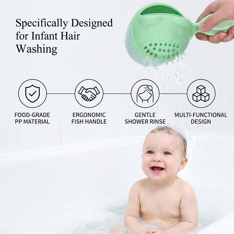 Garosa Champú Rinse Cup para Niños regadera para bebe enjuagador