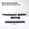 Zisu Tanjiro Sword - 23.6" Short Katana Replica for Kids