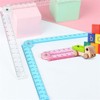 3 Pcs Folding Ruler Clear Ruler Soft Ruler for School
