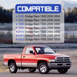 55275464AC Lower Door Hinge for Front Door Left Driver or Right Passenger Side Compatible with 1996-2002 Dodge Ram 1500 2500 3500 Replace# 55275464AB
