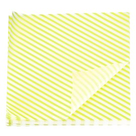 HARFINGTON 100pcs Square Stripes Wax Paper Sheet 12" x 12" Oil-absorbing Dry Food Wrapping Paper for Sandwich Baking Paper Liners Picnic Basket Bread Hamburger Wrap, Yellow