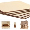 kukmakri 90 PCS Plywood Sheets for Crafts, (72 PCS)6 x