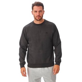 Iron Mountain Iron Mountain IMSWT205 Mens Reclaimed Yarn Eco Friendly Anti Pil Top Jumper Pullover Sweater Crew Neck Soft Fleece Sweatshirt, Charcoal Marl, XL