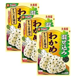 Wakame Seaweed For Mixing Sesame Oil 1.1oz 3pcs Japanese Soft Sprinkled Over Rice Ninjapo
