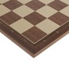 WE Games Walnut and Sycamore Wooden Chess Board Only 21.25