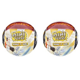 MGA's Miniverse Make It Mini The Lord of The Rings Mini Collectibles 2 Pack, Blind Packaging, DIY, Resin Play, Replicas, NOT Edible, Collectors, 8+