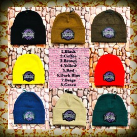 METALLICA BLACK ( OTHER COLORS) PATCHED BEANIE  NECKLACE