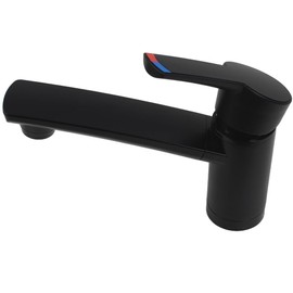 Como Single Lever Mixer Tap Compact Caravan Caravan Camping Boat + Switch Black