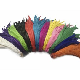 Sowder Schwanzfedern vom Hahn 11-14inch(27-35cm) Lengh Packung 50pcs(lindgrün)