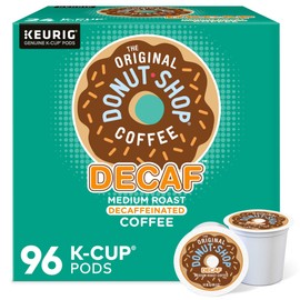 The Original Donut Shop Decaf Keurig Single-Serve K-Cup Pods, Medium Roast Coffee, 96 Count