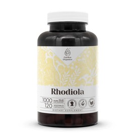 Garden Organics Rhodiola 120 Capsules | High-Potency Capsules, Herbal Dietary Supplements | Made with Vegetable Capsules and Rhodiola (Rhodiola rosea) Dried Root (120 Capsules)