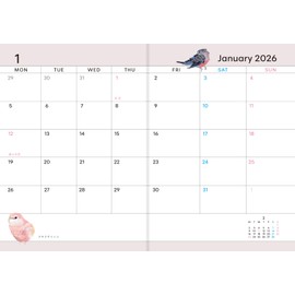 Notebook, Diary 2026, Take Art, Starts from December, A6, Cover Included