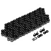 Caltric Black Drive Chain And Sprocket Kit for Honda CB600F