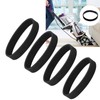 4Pcs Vacuum Cleaner Belt Rubber Standard Size Flexible Soft Vacuum